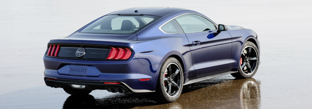 Side View of Kona Blue JDRF Ford Mustang Bullitt