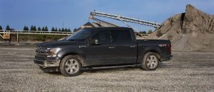 Agate Black 2019 Ford F-150 exterior front fascia and drivers side