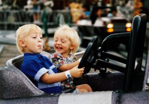 2 Kids Driving Go Kart in Smyrna, GA | Wade Ford