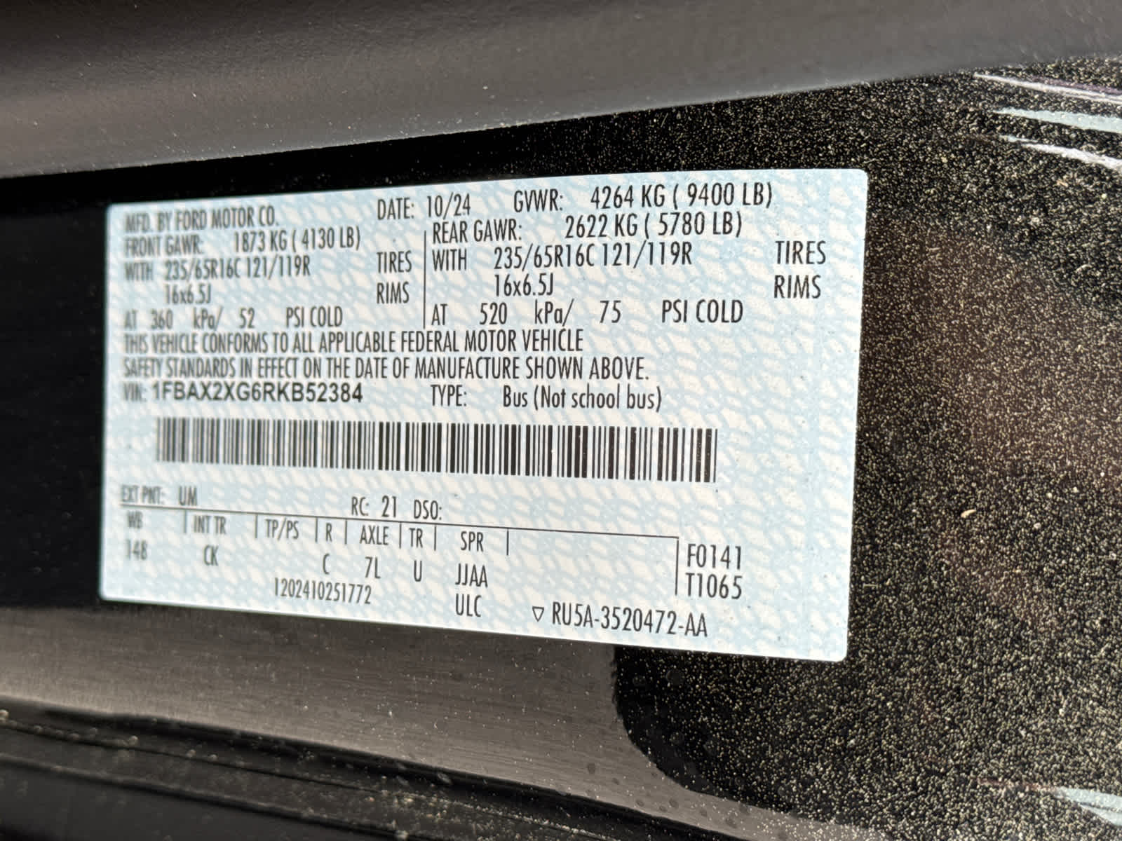 2024 Ford Transit Passenger XLT