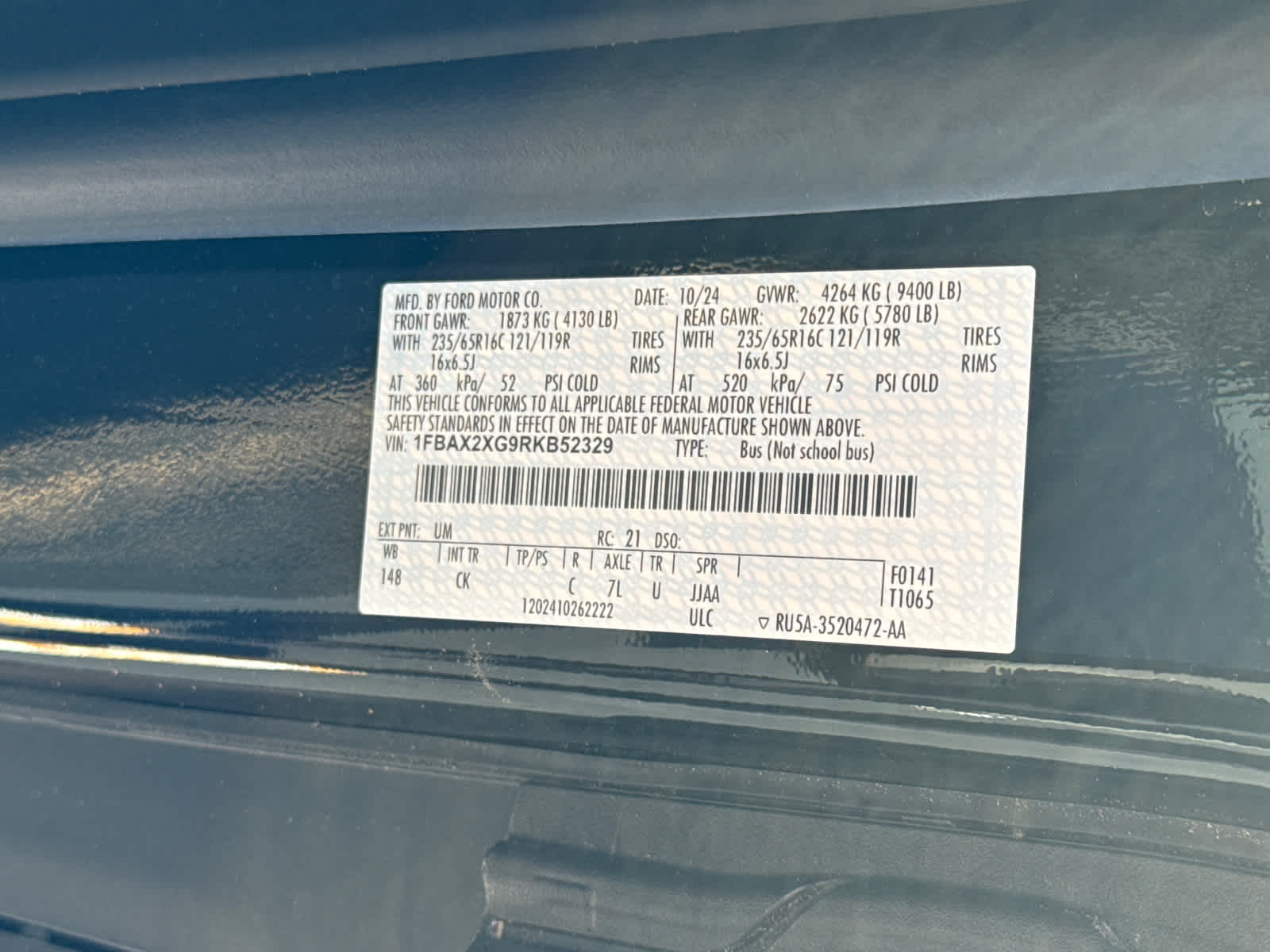 2024 Ford Transit Passenger XLT