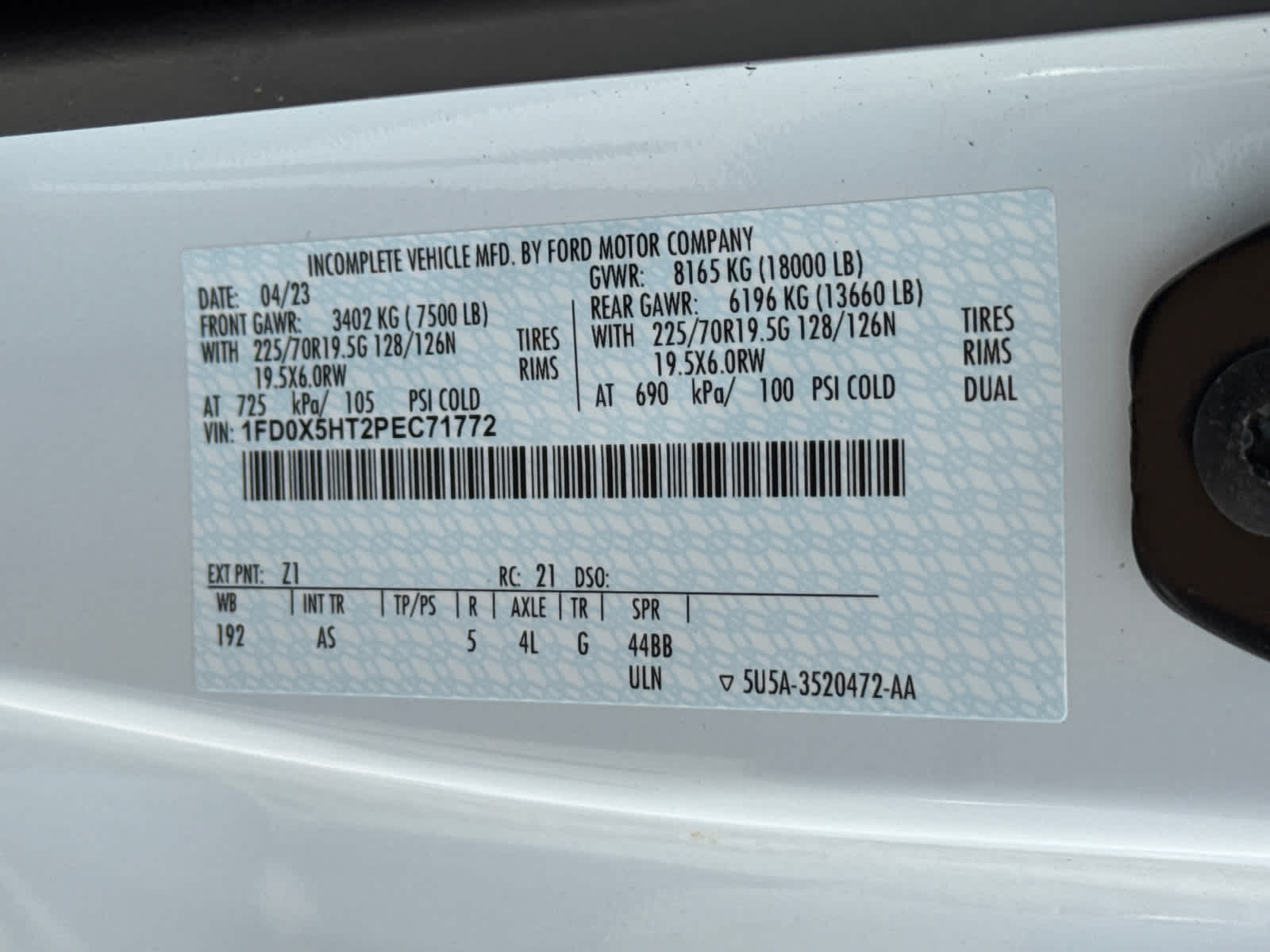 2023 Ford Super Duty F-550 DRW XL