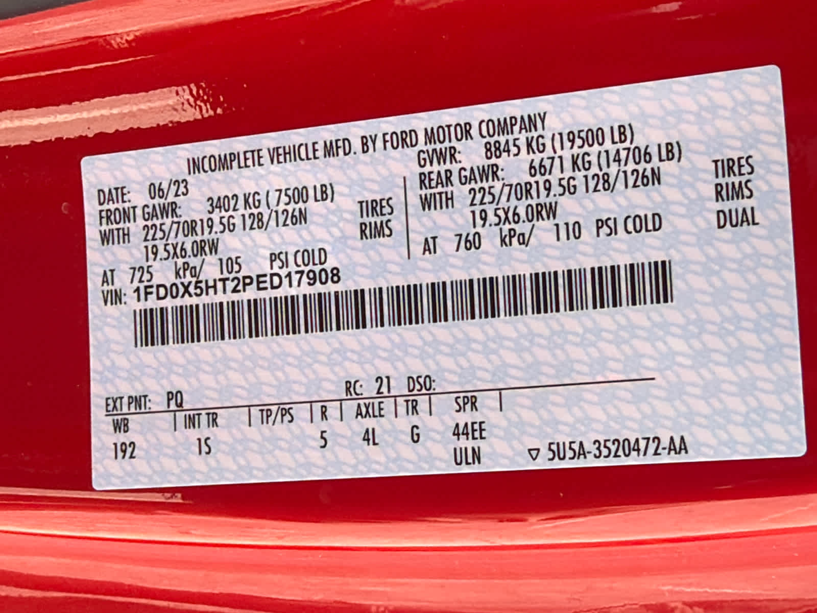 2023 Ford Super Duty F-550 DRW XL