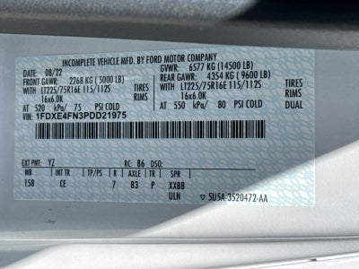 2023 Ford E-Series Cutaway E-450 DRW 158" WB