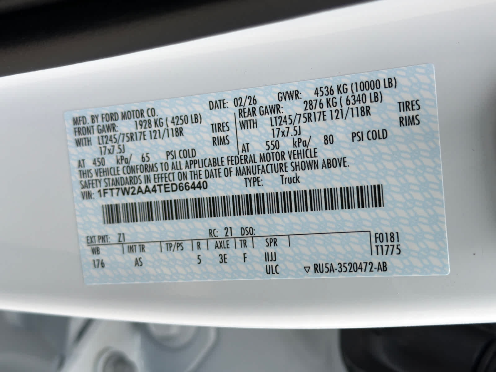 2026 Ford Super Duty F-250 SRW XL