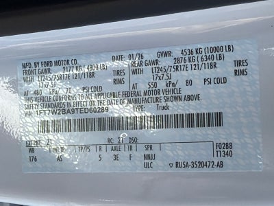 2026 Ford Super Duty F-250 SRW XL
