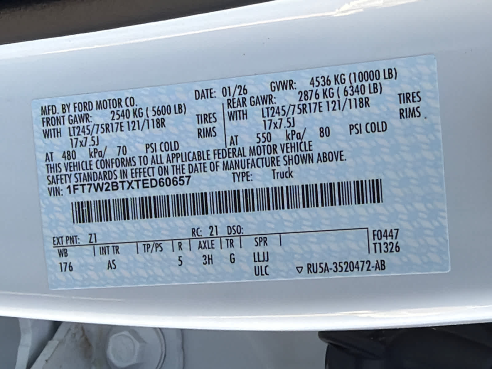 2026 Ford Super Duty F-250 SRW XL