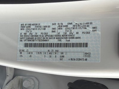 2026 Ford Super Duty F-350 SRW XL