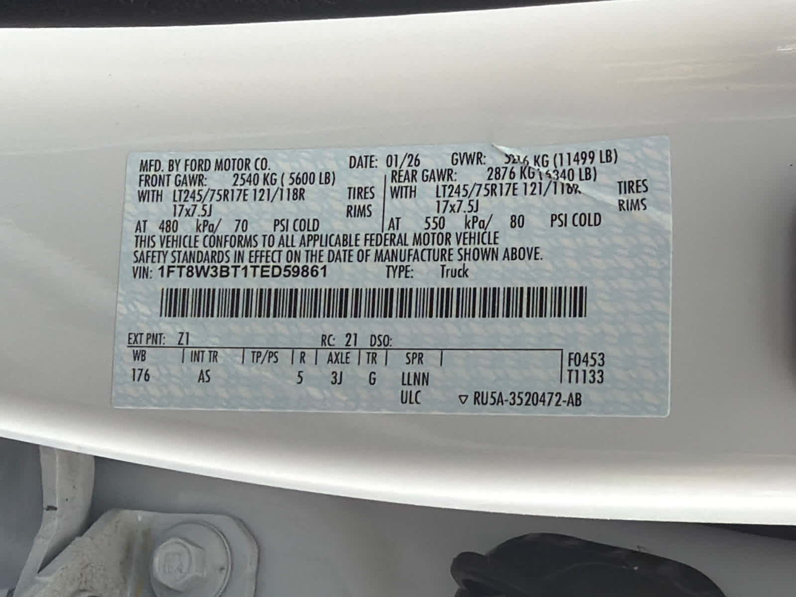 2026 Ford Super Duty F-350 SRW XL