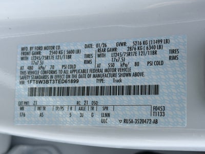 2026 Ford Super Duty F-350 SRW XL