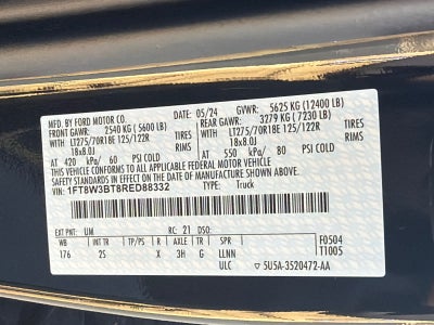 2024 Ford Super Duty F-350 SRW XLT