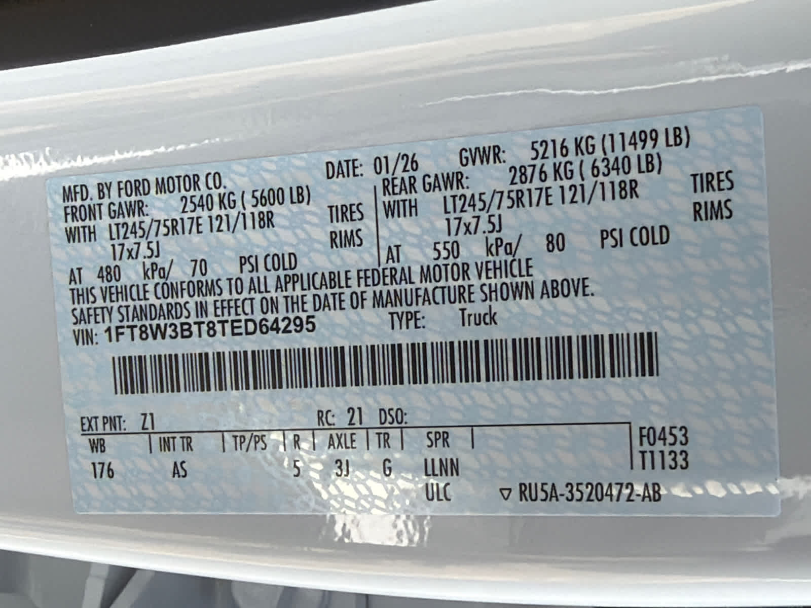 2026 Ford Super Duty F-350 SRW XL