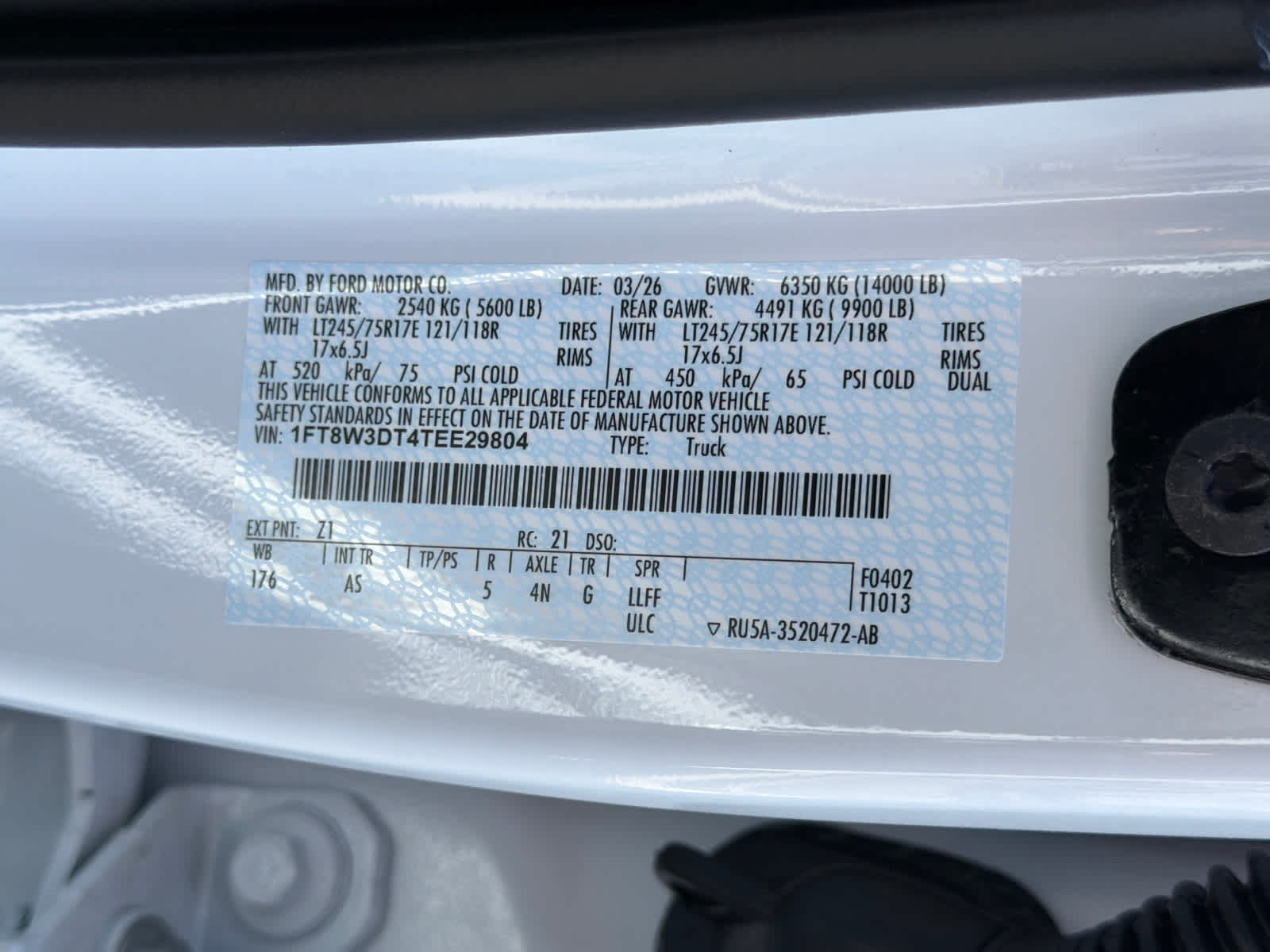 2026 Ford Super Duty F-350 DRW Pickup XL