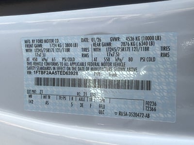 2026 Ford Super Duty F-250 Pickup XL