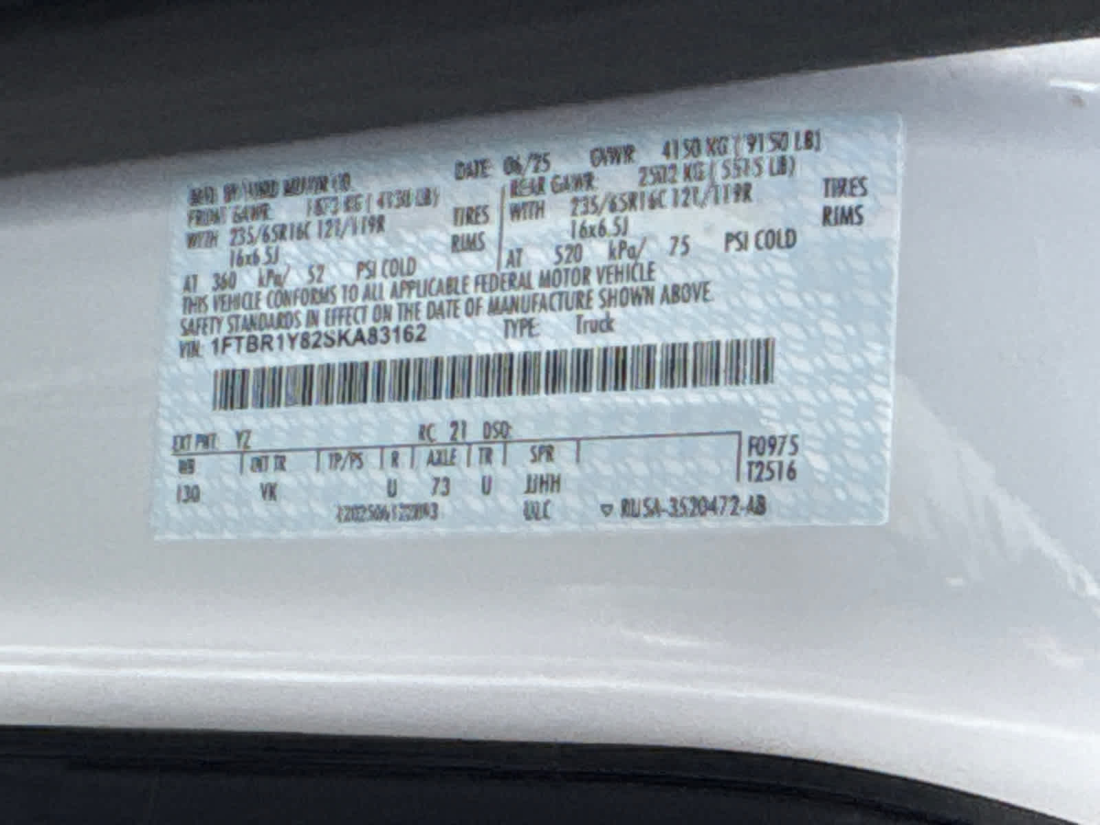 2025 Ford Transit Cargo Van