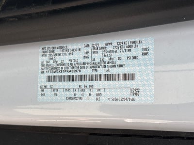 2023 Ford Transit T-350 148" EL Hi Rf 9500 GVWR RWD