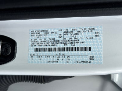 2023 Ford F-150 Special Service Vehicle 4WD SuperCrew 5.5' Box