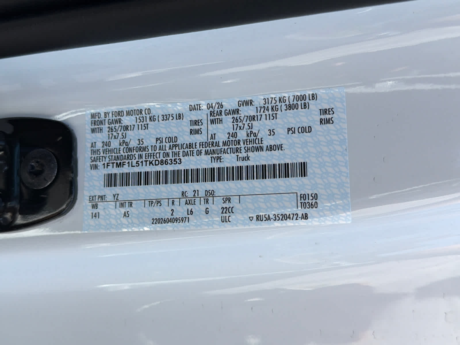 2026 Ford F-150 XL