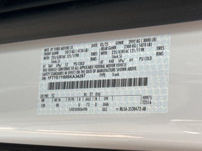 2025 Ford Transit Cargo Van