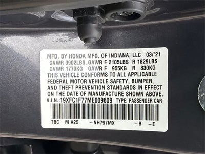 2021 Honda Civic EX-L