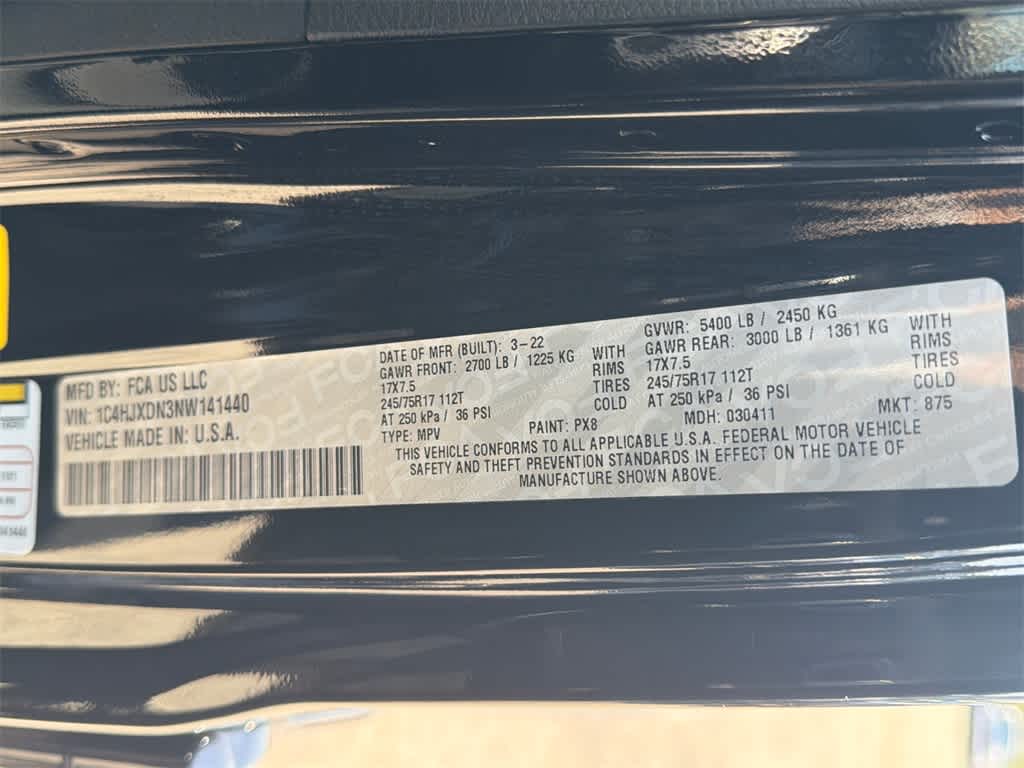 2022 Jeep Wrangler Unlimited Sport S