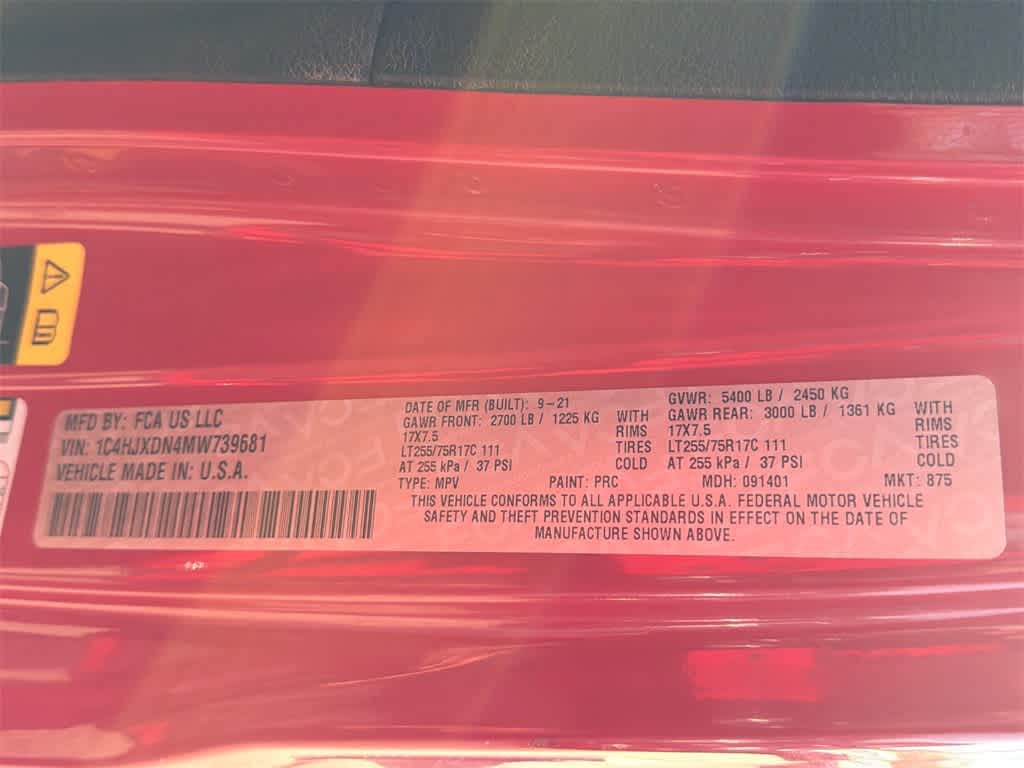 2021 Jeep Wrangler Unlimited Willys