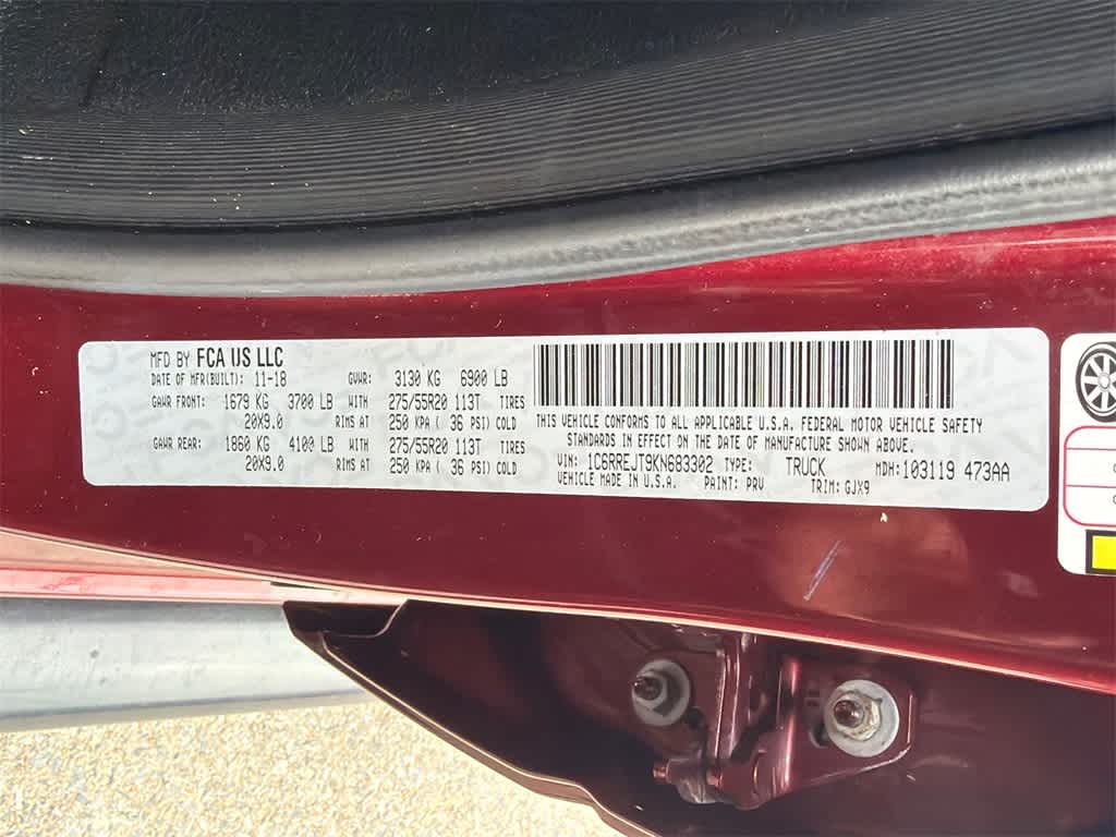 2019 RAM 1500 Laramie