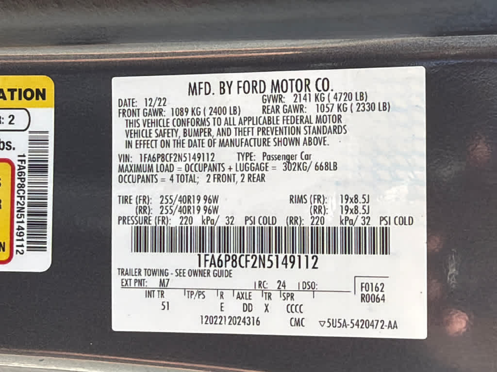 2022 Ford Mustang GT Premium