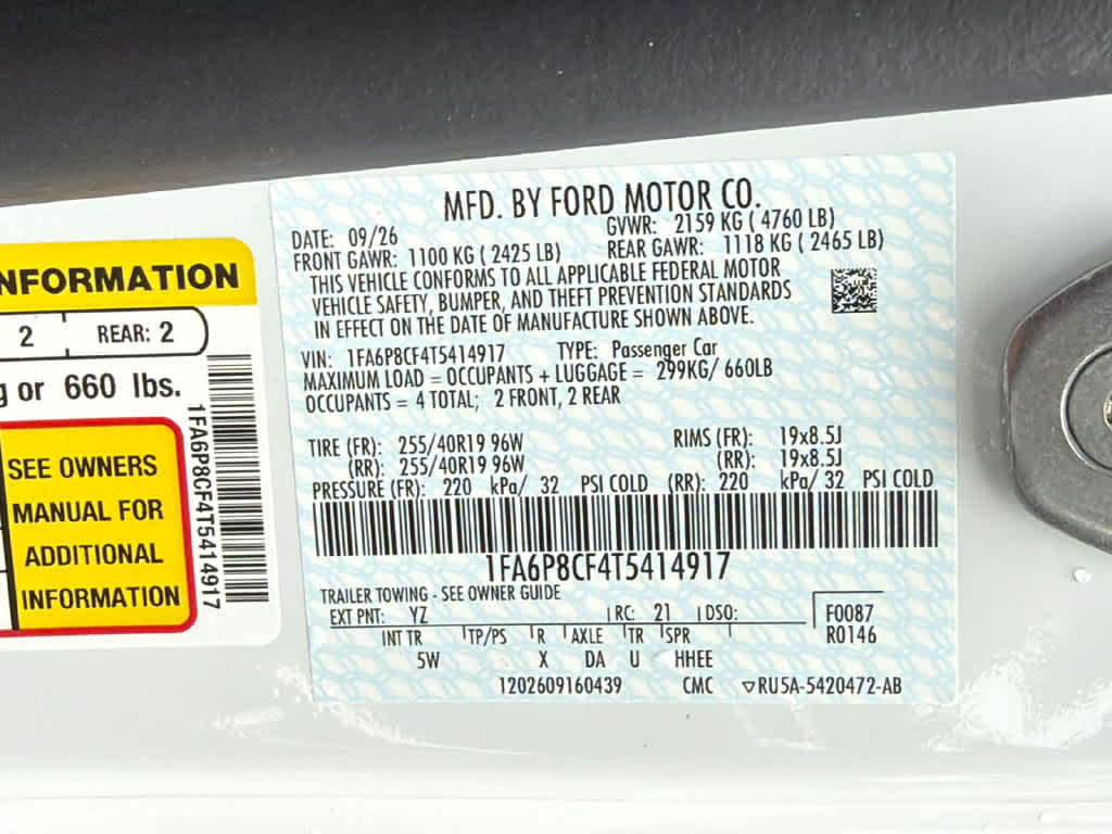 2026 Ford Mustang GT Premium