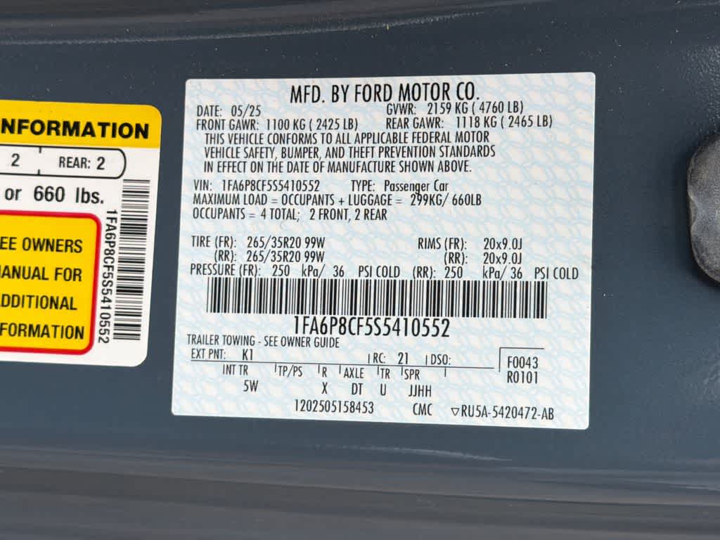 2025 Ford Mustang GT Premium