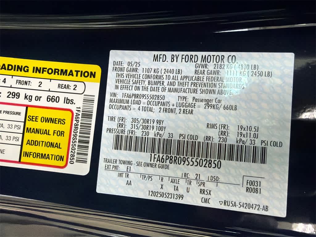 2025 Ford Mustang Dark Horse