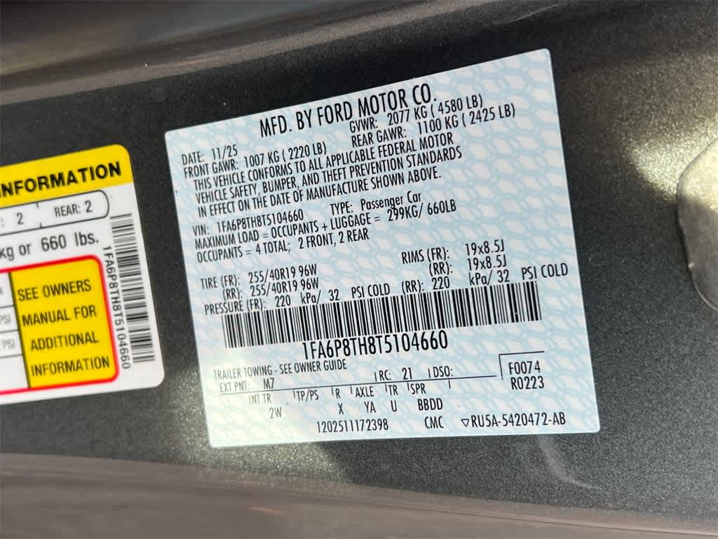 2026 Ford Mustang EcoBoost