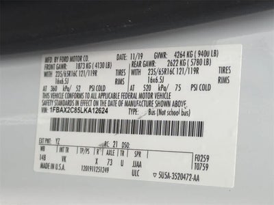 2020 Ford Transit Passenger XL