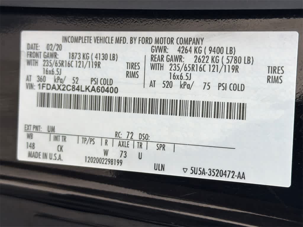 2020 Ford Transit Passenger Wagon XLT