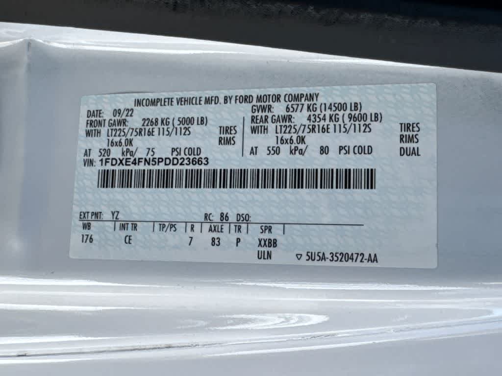 2023 Ford E-Series Cutaway Base DRW