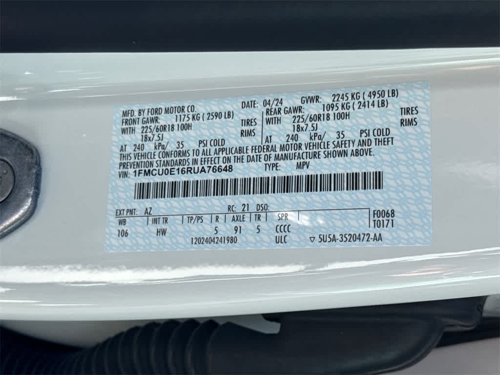 2024 Ford Escape PHEV