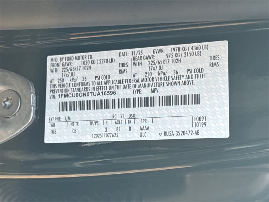 2026 Ford Escape Active