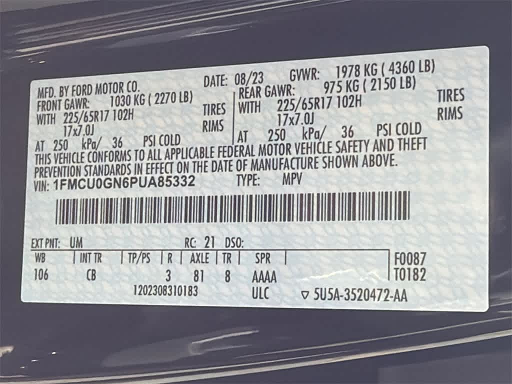 2023 Ford Escape Active