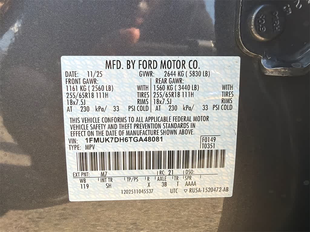 2026 Ford Explorer Active w/100A Pkg