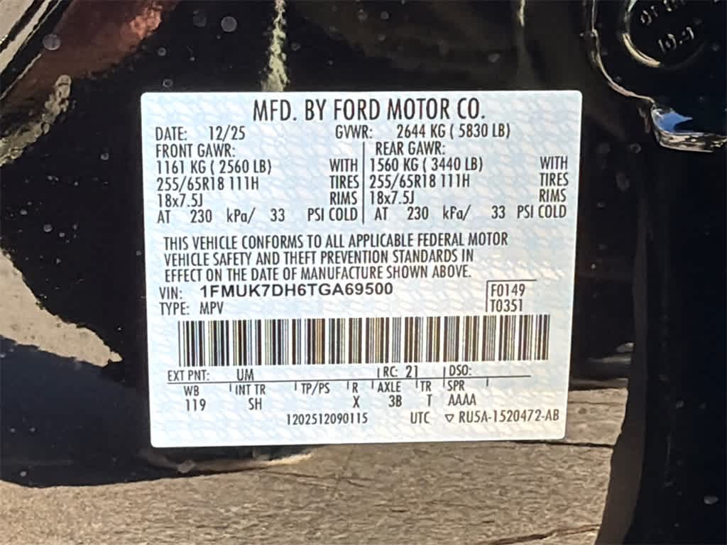 2026 Ford Explorer Active w/100A Pkg