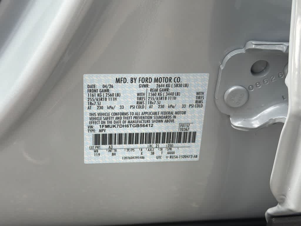 2026 Ford Explorer Active w/200A Pkg
