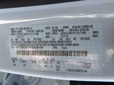 2026 Ford Super Duty F-250 SRW XL