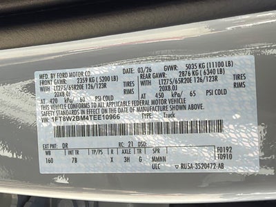 2026 Ford Super Duty F-250 SRW F-250® Platinum®