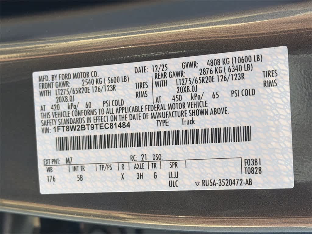 2026 Ford Super Duty F-250 SRW F-250® Lariat®