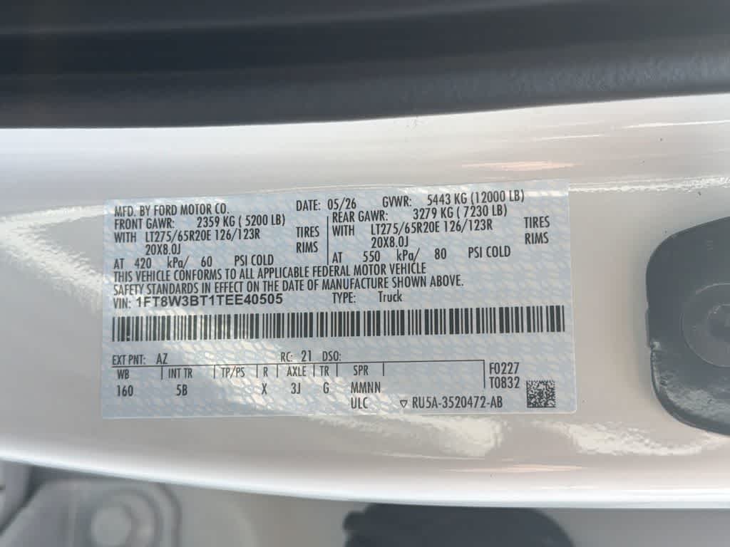 2026 Ford Super Duty F-350 SRW LARIAT