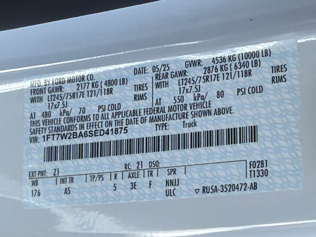 2025 Ford Super Duty F-350 SRW XL