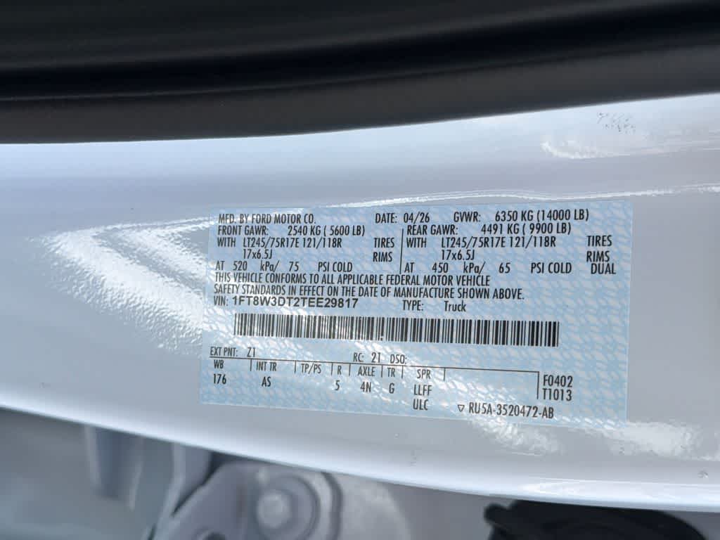 2026 Ford Super Duty F-350 DRW Pickup XL