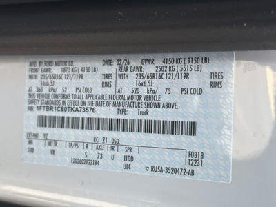 2026 Ford Transit Cargo Van Cargo Van