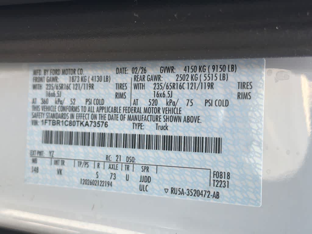 2026 Ford Transit Cargo Van Cargo Van