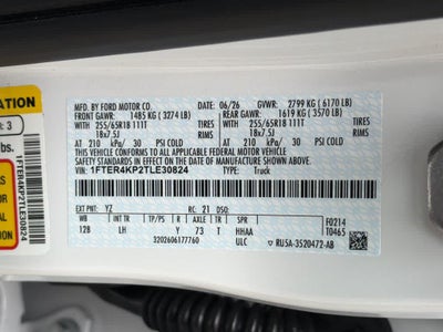 2026 Ford Ranger LARIAT